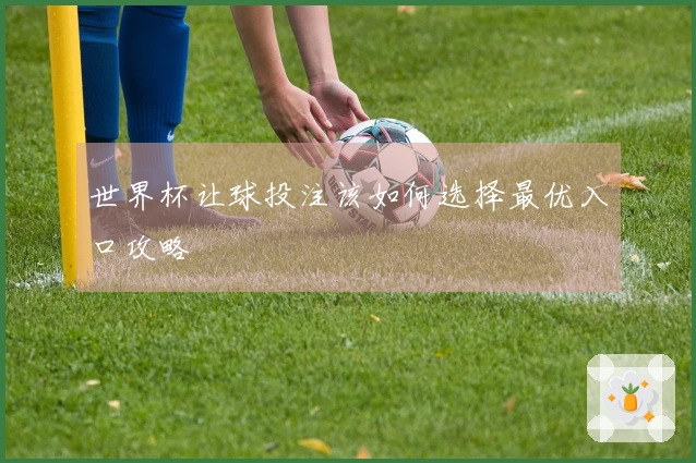 世界杯让球投注该如何选择最优入口攻略